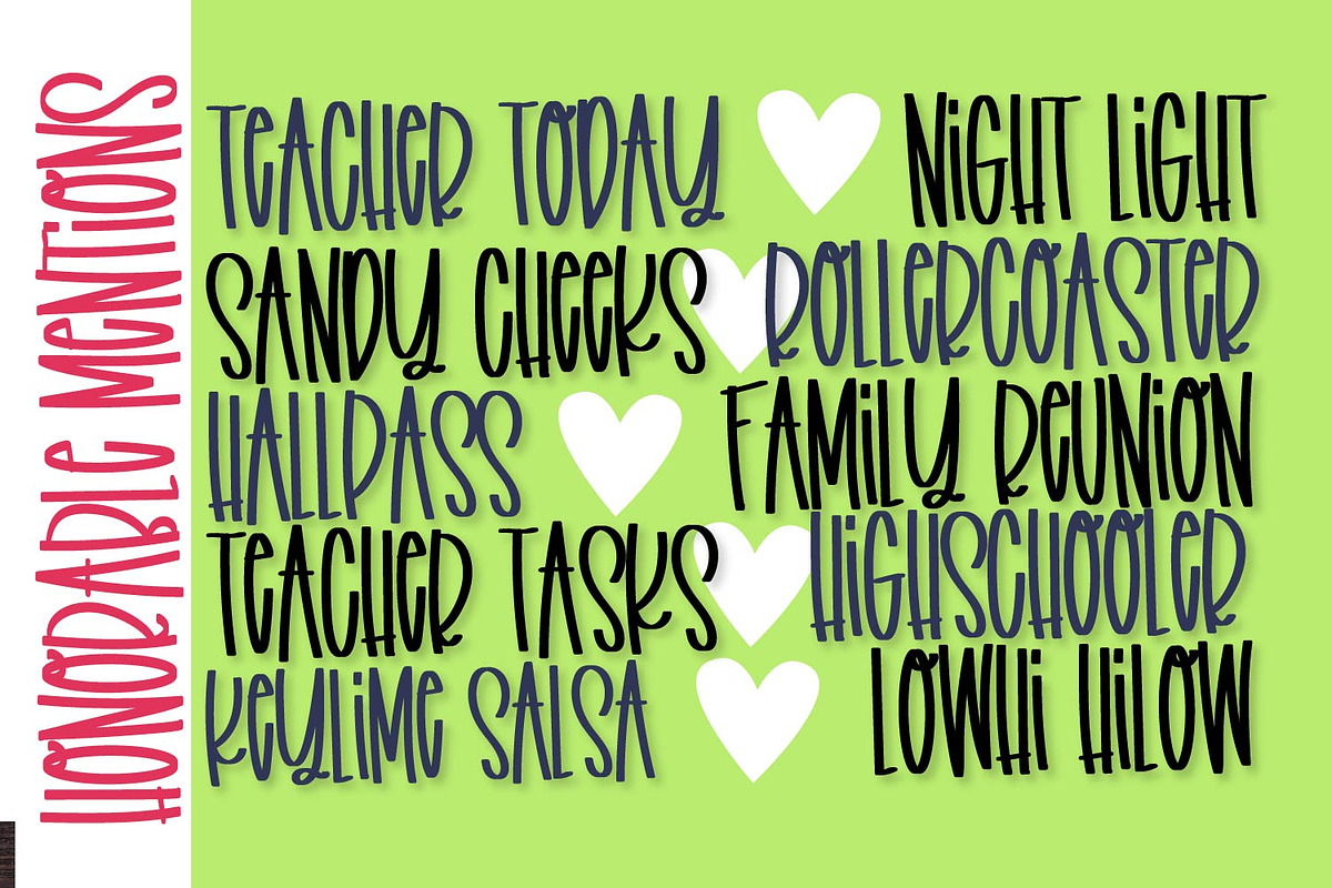 Favorite Teacher - A Marker Type preview 2