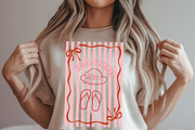 Hello Summer Illustrated Fun Graphic, a Shirt Mockup by Printable Design Store (Thumbnail 4 of 5)