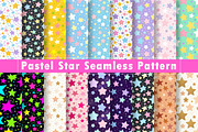 Pastel Star Seamless Pattern Bundle, a Pattern Graphic by Dream Creation (Thumbnail 1 of 6)