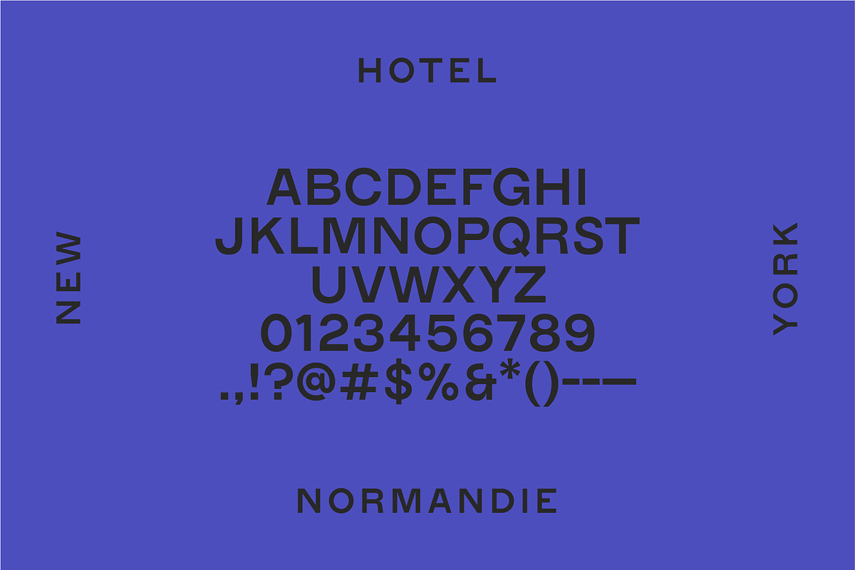 AL Normandie, a Sans Serif Font by Adam Lock (Photo 2 of 7)