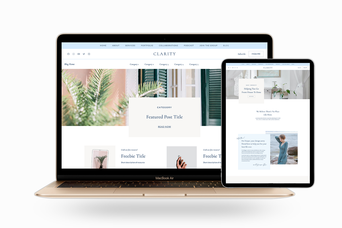 Clarity: WordPress + Elementor Theme, a WordPress Template by Site Culture (Photo 2 of 2)