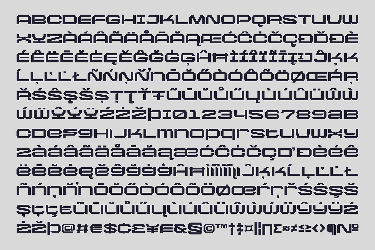 GR GEA – Tech Display Typeface, a Sans Serif Font by Garisman Std (Photo 5 of 19)