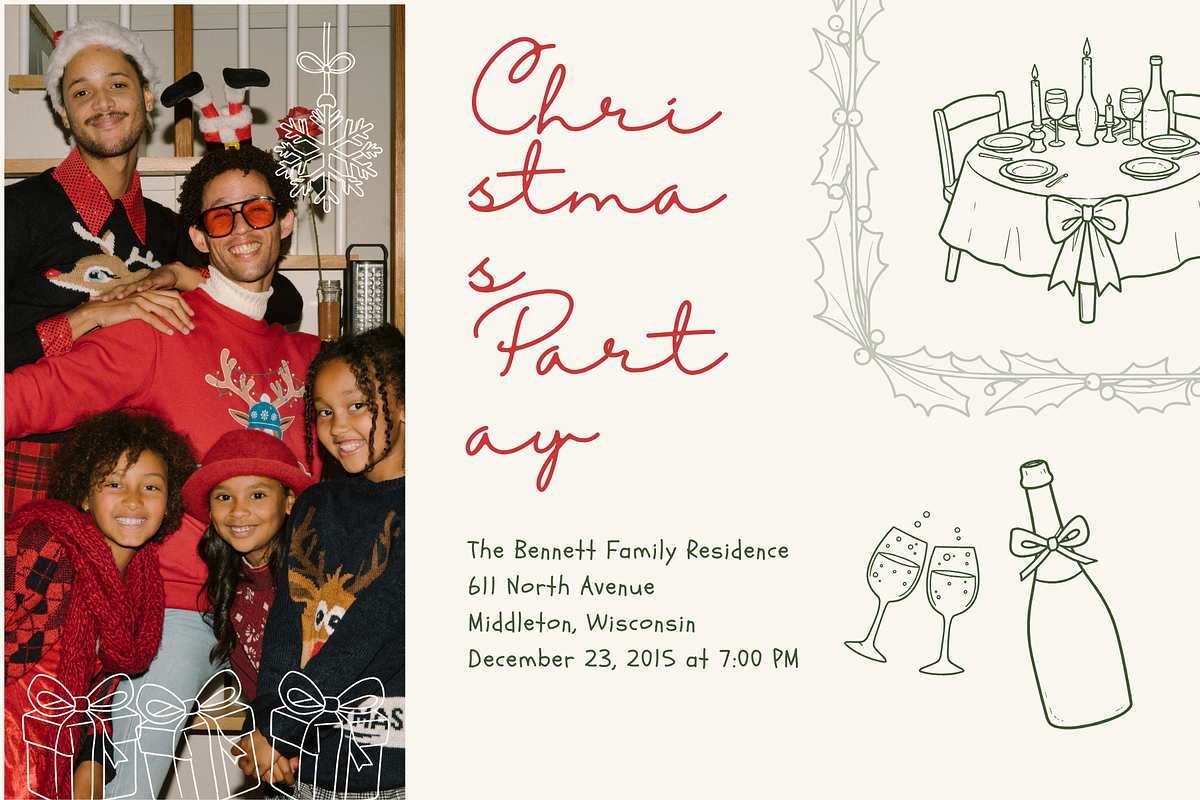 Whimsical Christmas Clipart, a Seasonal Illustration by digital.incubator.yum (Photo 6 of 6)