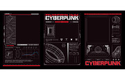 Sci-fi FUI Futuristic Element in HUD, a Technology Illustration by ZinetroN (Thumbnail 3 of 10)