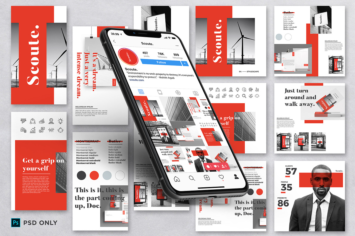 Stylescape / Moodboard Template 04, a Product Mockup by Andre28 (Photo 4 of 6)