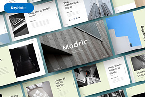Modric – Business Keynote Template, a Presentation Template by Dens Creative Studio