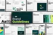 Brand Guidelines Presentation Design, a Presentation Template by E-Type (Thumbnail 1 of 10)