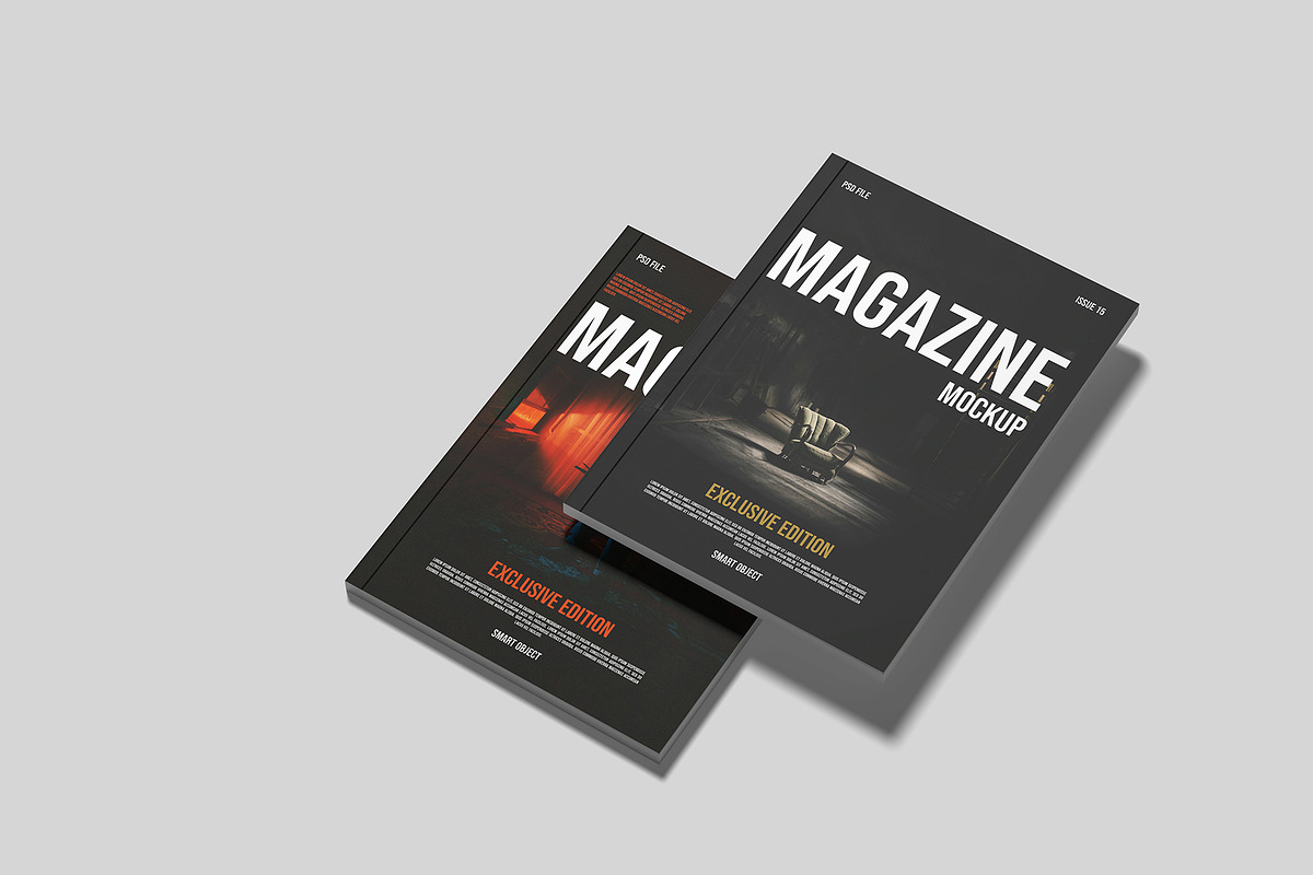 A4 Magazine Mockup, a Books & Magazine Mockup by Graphicbars (Photo 15 of 16)