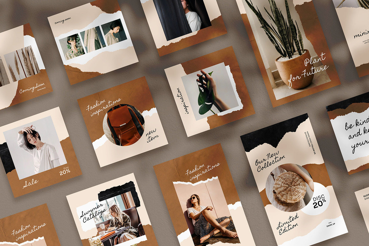 SUNS - Instagram Pack, a Social Media Template by Visuel Colonie® (Photo 2 of 12)