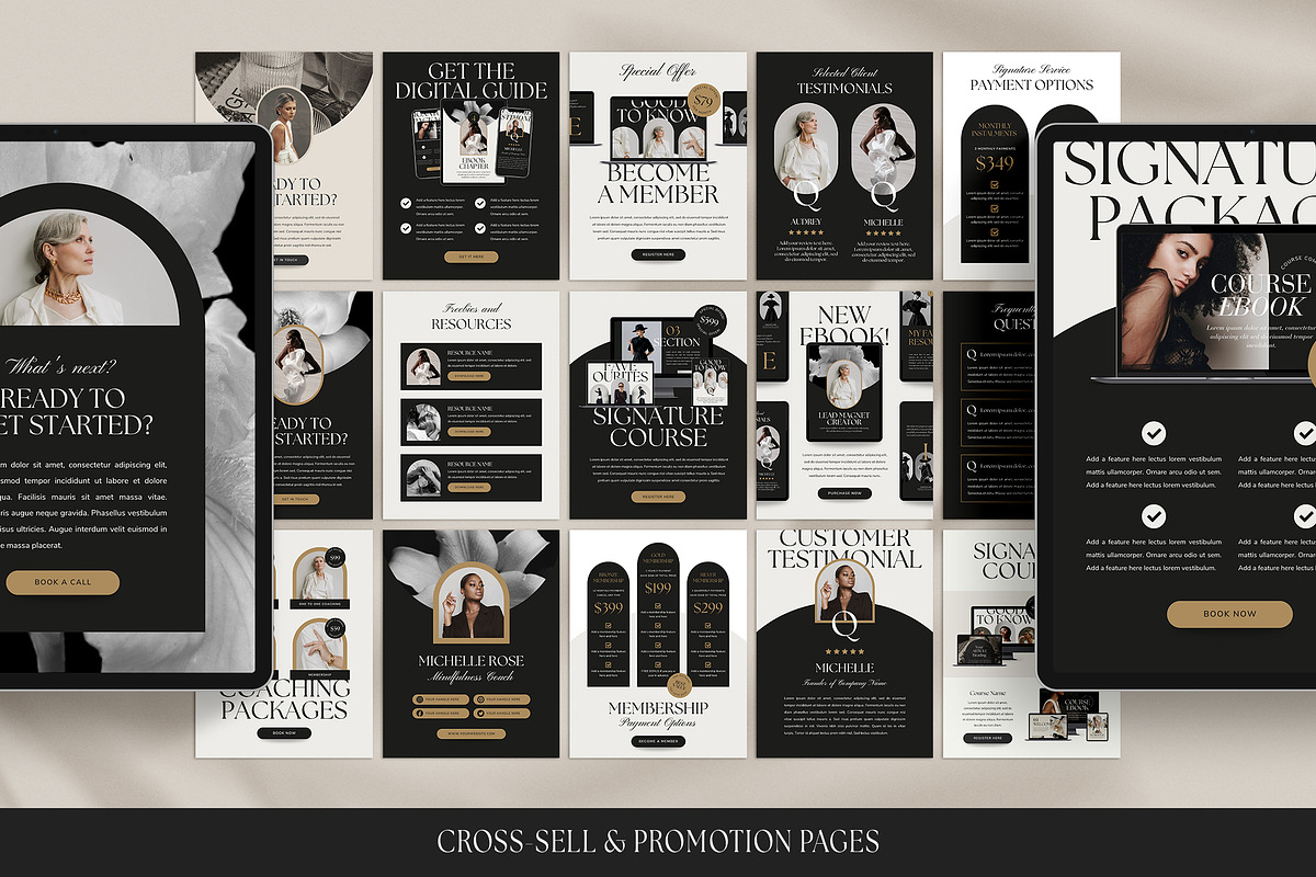 Business Course Creator Bundle CANVA, a Magazine Template by Studio Loire