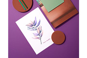 Happy Wedding Card Wall Art, a Decorative Illustration by 7nov.studio (Thumbnail 5 of 5)