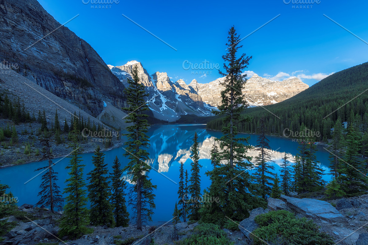 Banff national park canada featuring lake, mountain, and canada, a Nature Photo by Lucky Photographer (Photo 2 of 2)