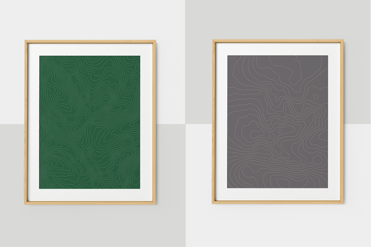 Contour Mapping II - North America, a Pattern Graphic by Hello Mart (Photo 6 of 15)
