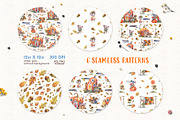 PUMPKINS AND MICE, a Seasonal Illustration by Watercolor by Tonia Tkach (Thumbnail 6 of 8)