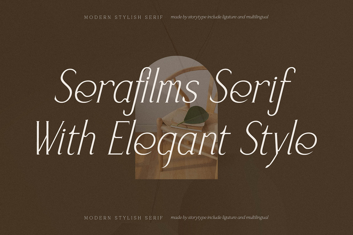 Serafilms Modern Stylish Serif, a Serif Font by Storytype Studio (Photo 4 of 15)