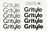 Grityle, a Sans Serif Font by zeenesia (Thumbnail 2 of 16)