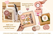 Bakery Round Sticker Templates, a Stationery Template by Hell Yeah Designs (Thumbnail 2 of 7)