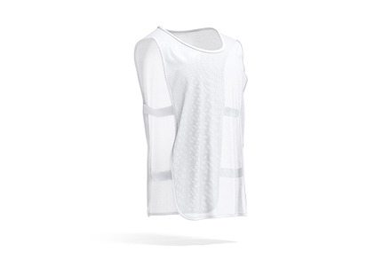 White Football Elastic Vest 3D Model, an Object 3D Model by rebrandy