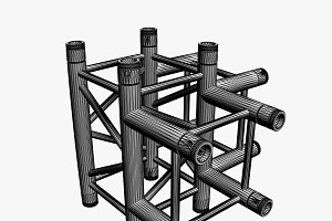 Square Truss Corner Junction 44