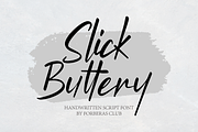 Slick Buttery, a Font by Forberas Club (Thumbnail 1 of 8)