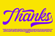 Shoulder Script Font, a Script Font by Arendxstudio (Thumbnail 9 of 9)