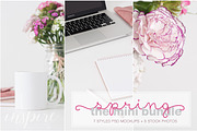 Spring Mockups & Styled Stock Bundle, a Cups & Container Mockup by Inspire Mockups (Thumbnail 1 of 8)