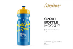 Sports Bottle Mockup Template