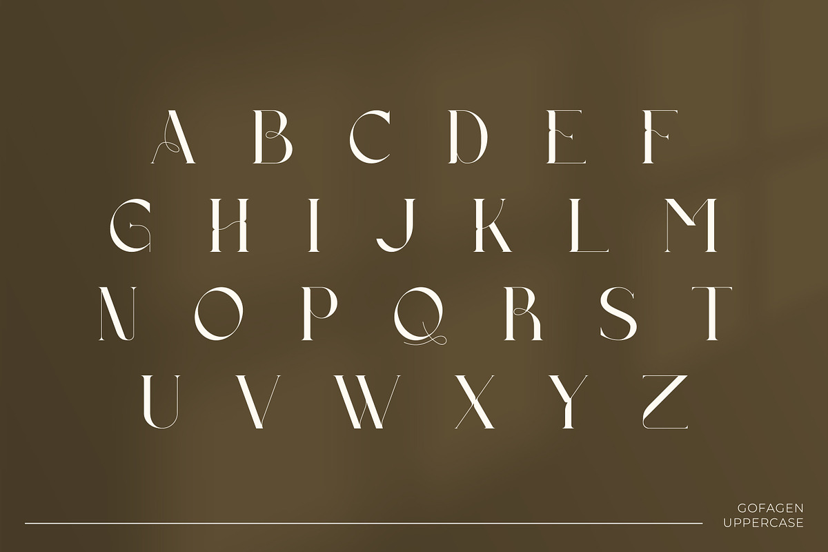 Gofagen | Modern Serif Typeface, a Serif Font by Kahade Studio (Photo 7 of 9)