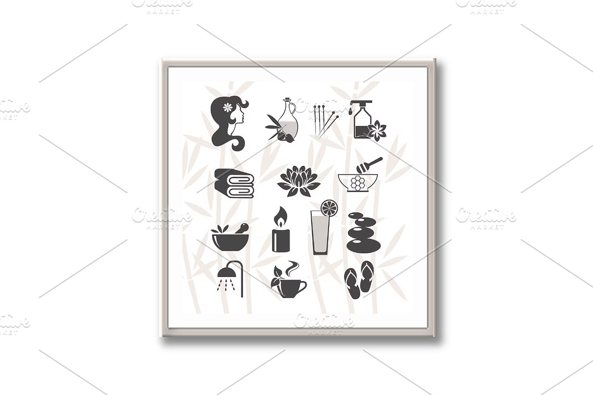 Set of vector spa icons, an Outline Icon by RODINA (Photo 2 of 3)