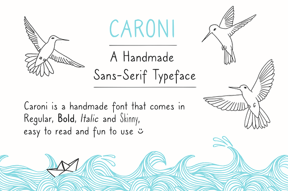 Caroni - A Handmade Typeface preview 5