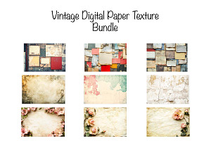 Vintage Paper Texture Digital Craft, a Texture Graphic by VetalStock