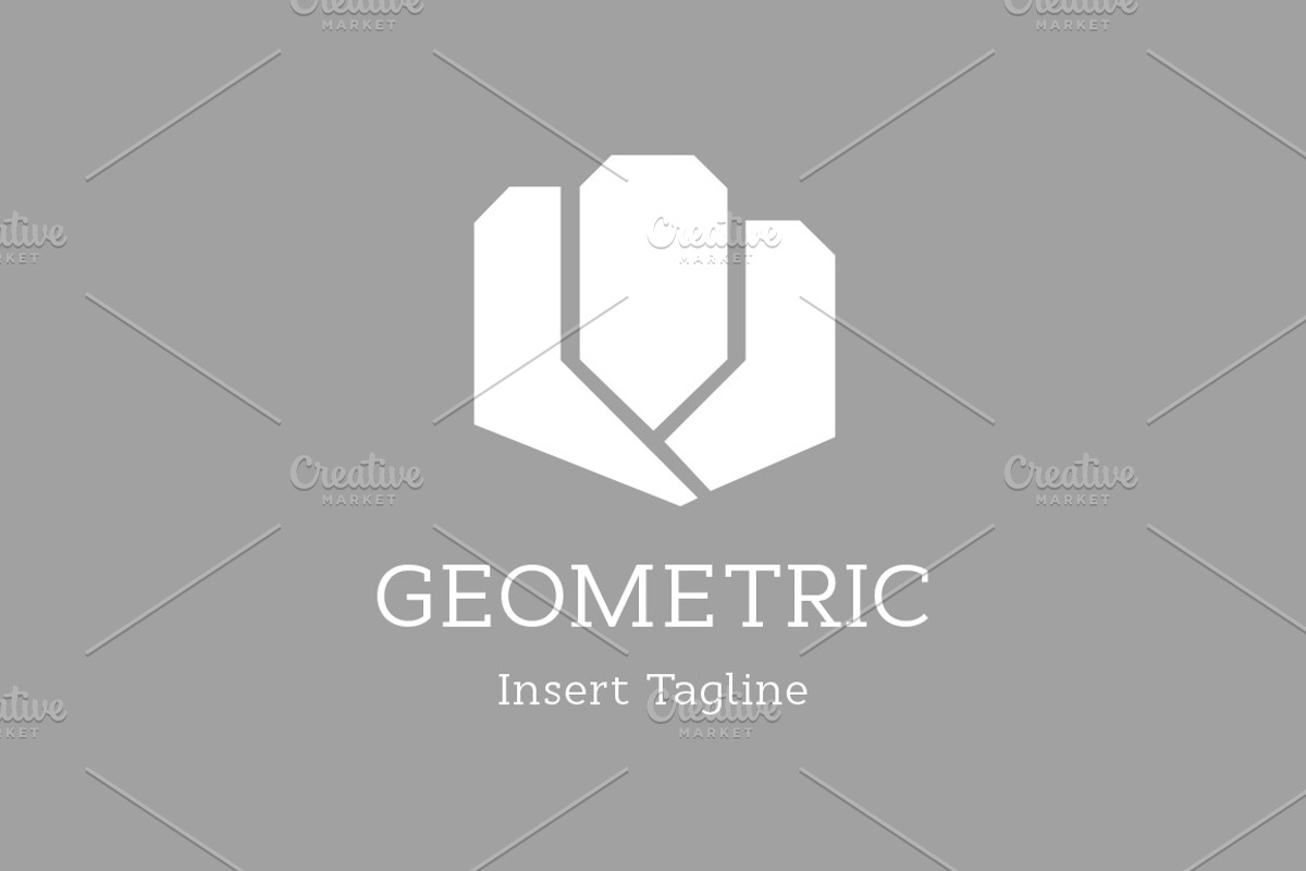 Geometric Logo, a Branding & Logo Template by Demograph™ (Photo 4 of 5)