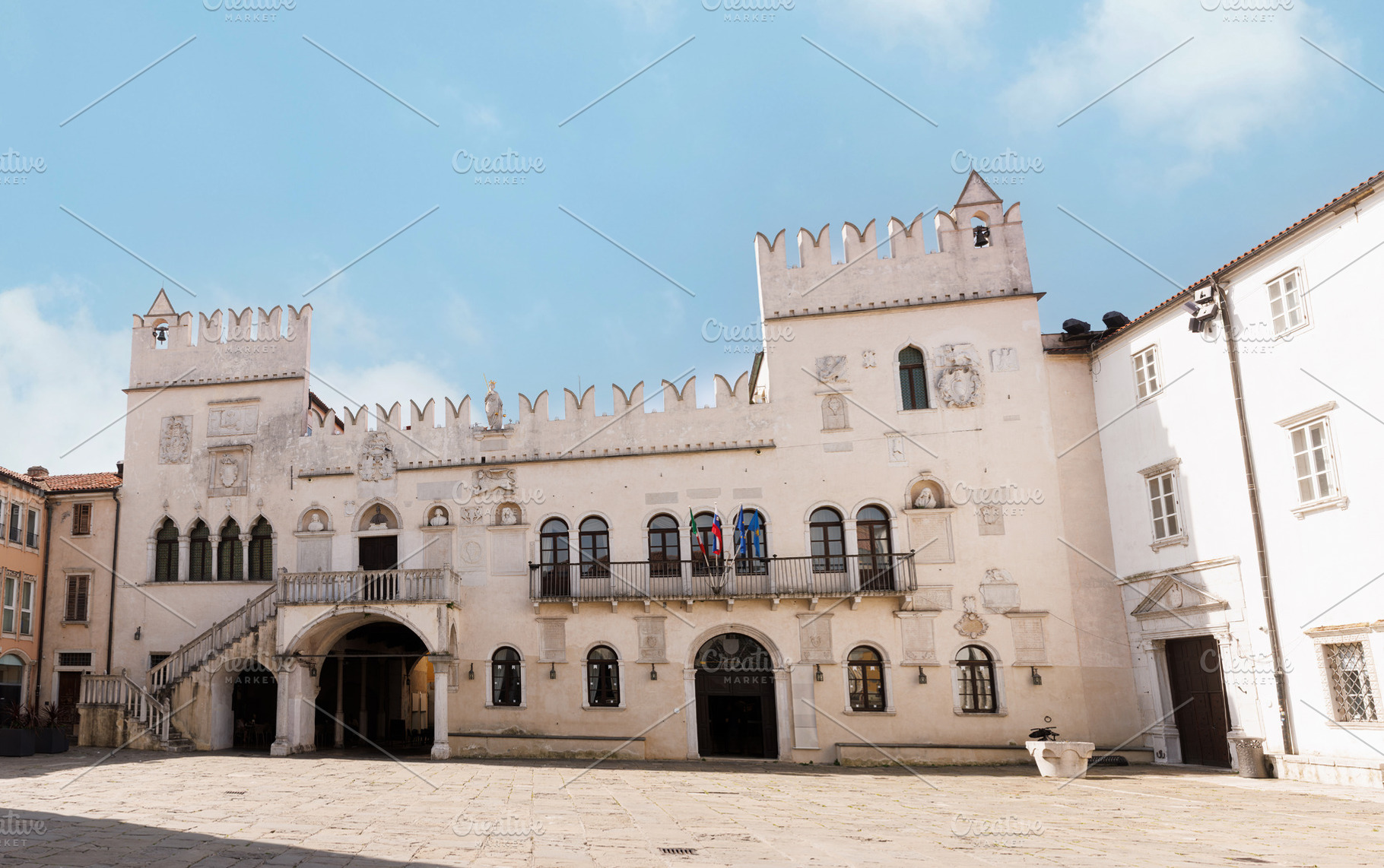 Picturesque street in the center of Koper, an Architecture Photo by Bepslabor