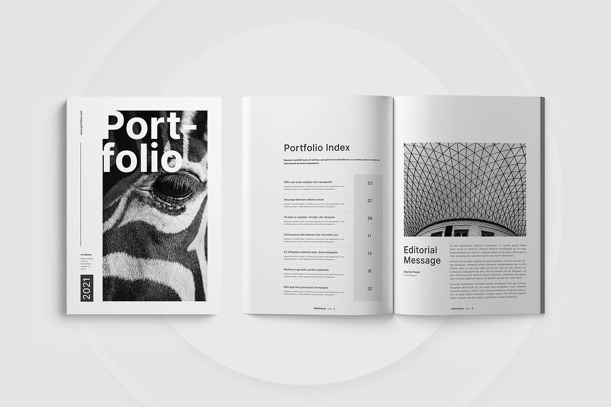 Photography Portfolio Tamplate, a Magazine Template by astutedesign11 (Photo 2 of 13)