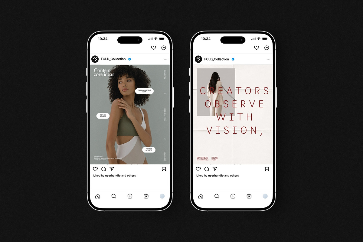 FOLD | Social Media Kit (I), a Social Media Template by Pixel Grid (Photo 9 of 10)