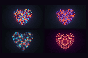 Heart Glow - 12 4K Loops, a Background Graphic by Photocreo Michal Bednarek (Thumbnail 6 of 7)