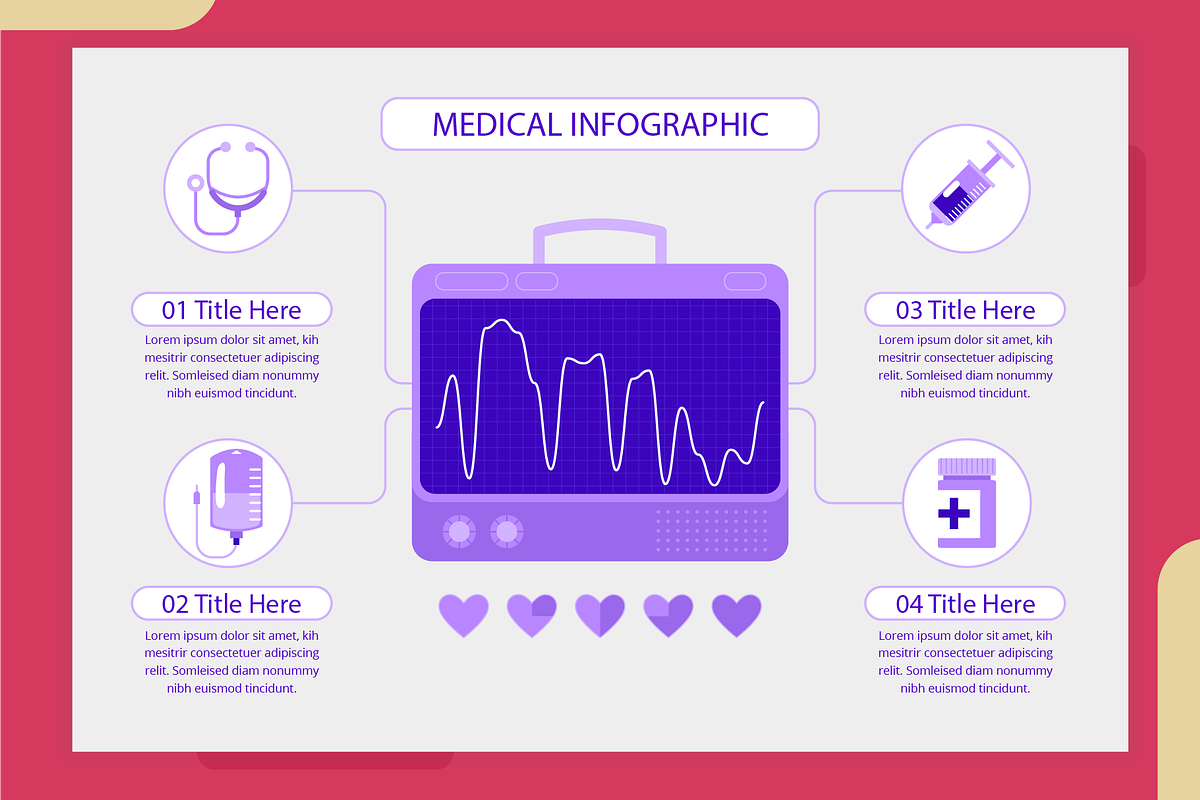 Medical Infographic Template, a Templates & Theme by Bartama Graphic (Photo 2 of 4)