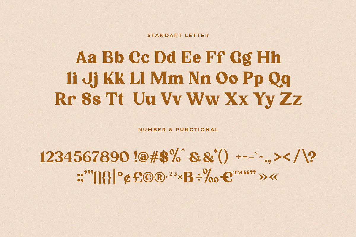 Laurasia Vintage Serif Font, a Serif Font by RantautypeStudio (Photo 13 of 15)