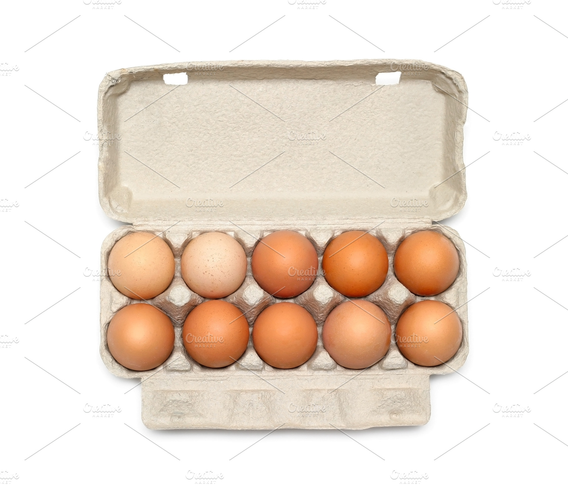 Eggs in the box, a Photo by saiko3p