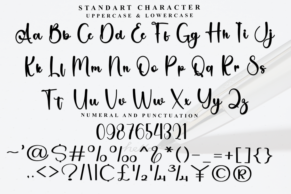 Bluemode, a Handwritten Font by InermediaSTUDIO (Photo 5 of 8)