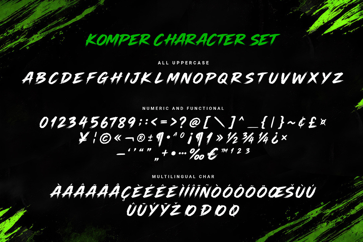 Komper Urban Street Font, a Handwritten Font by RantautypeStudio (Photo 15 of 15)