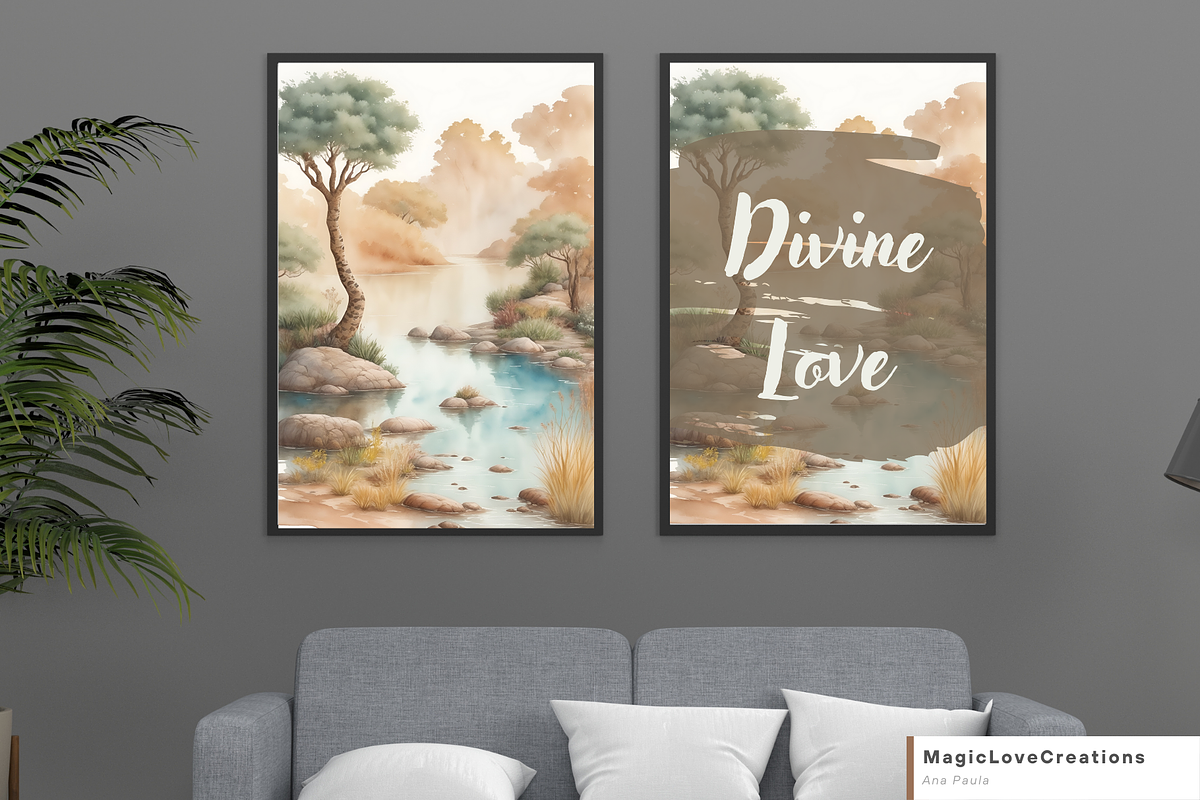 Spiritual Positive Quote Print Wall, a Poster Template by MagicLove Creations (Photo 4 of 10)