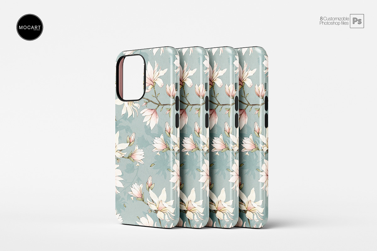 iPhone 13-14 Pro Tough Case Mockup, a Wearable Device Mockup by Mocart (Photo 8 of 11)