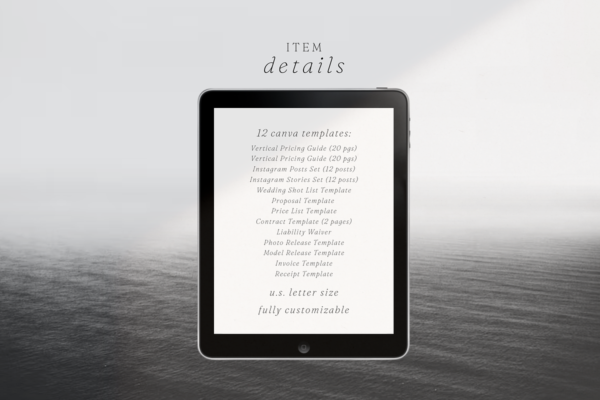 Photographer Template Bundle Canva, a Marketing Template by frommakertomaker (Photo 9 of 10)