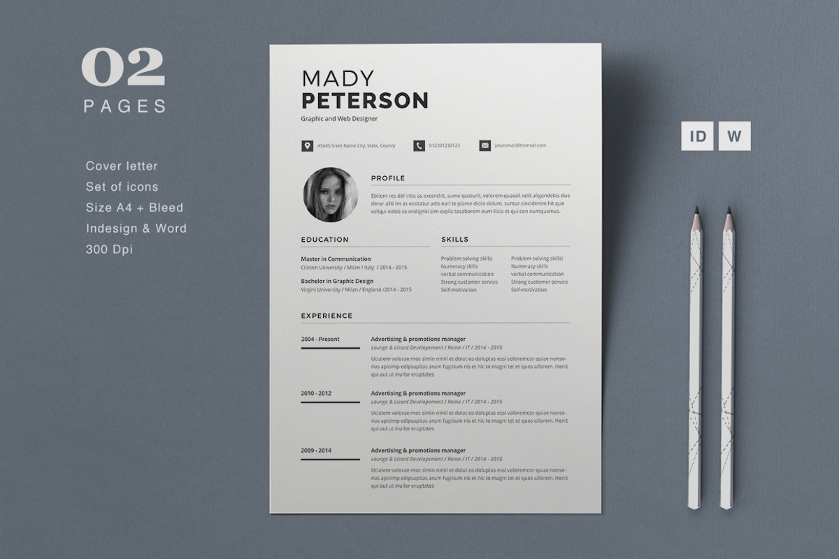 Resume Mady, a Resume Template by Astut (Photo 2 of 5)