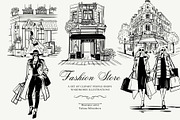 Fashion Store, a Person Illustration by MitrushovaArt (Thumbnail 1 of 14)