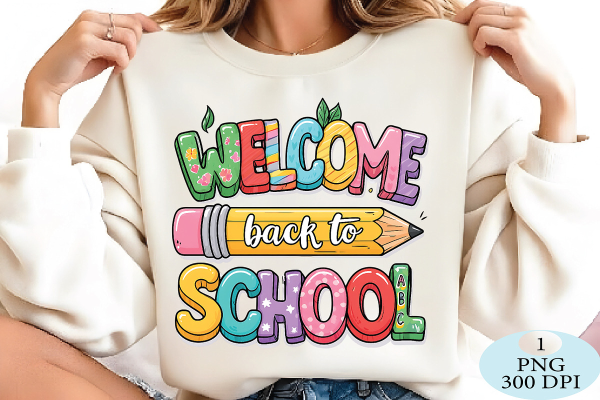 Welcome Back To School PNG, a Seasonal Illustration by Daily.Designs (Photo 2 of 5)
