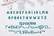 Christmas Snow Hand Drawn Font, a Script Font by Happy Letters (Thumbnail 3 of 9)