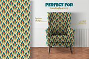MID CENTURY Modern Seamless Patterns, a Pattern Graphic by AnnArt (Thumbnail 4 of 10)