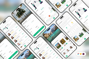 Travel Guides Mobile App UI Kit